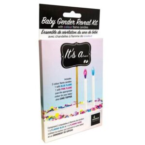 Baby Gender Reveal Birthday Candle