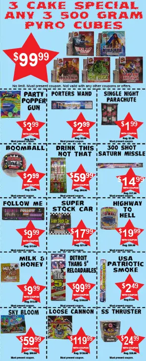STARR Fireworks Coupons 2026